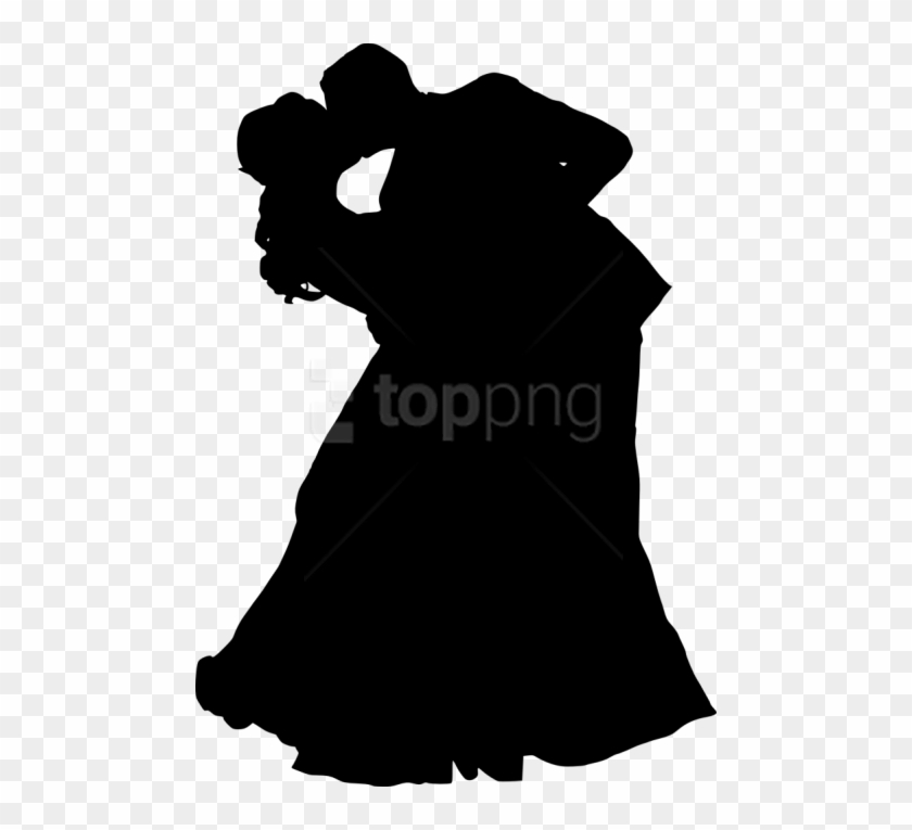 Free Png Bride And Groom Silhouette Png - Illustration Clipart