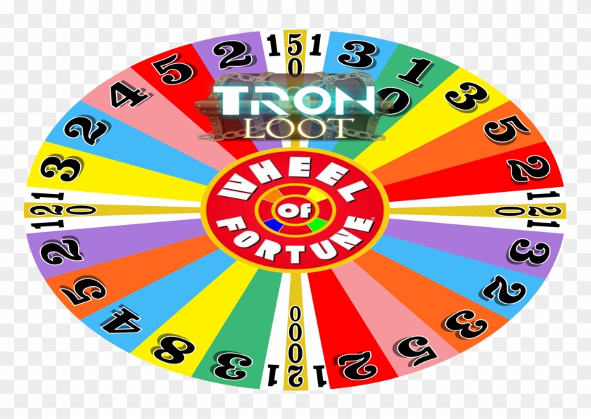 Tron - Wheel Fortune Clipart #1370670