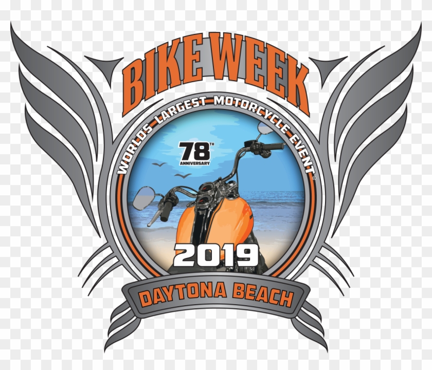 Daytona Bike Week 2019 Clipart (#1370690) - PikPng