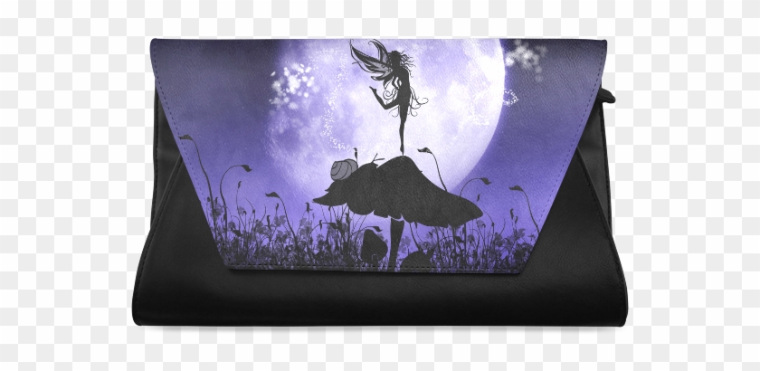 A Beautiful Fairy Dancing On A Mushroom Silhouette - Giraffe Clipart #1370903