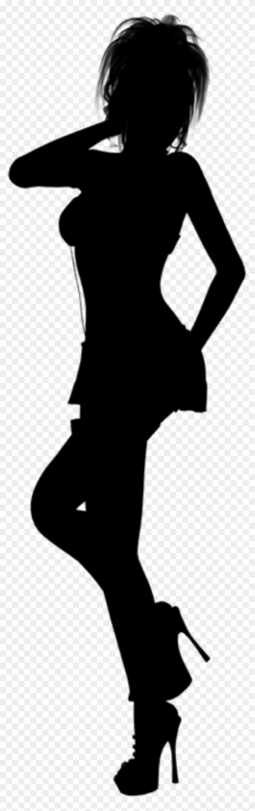 Fashion Silhouette Png - Silhouette Femme Png Clipart #1370989