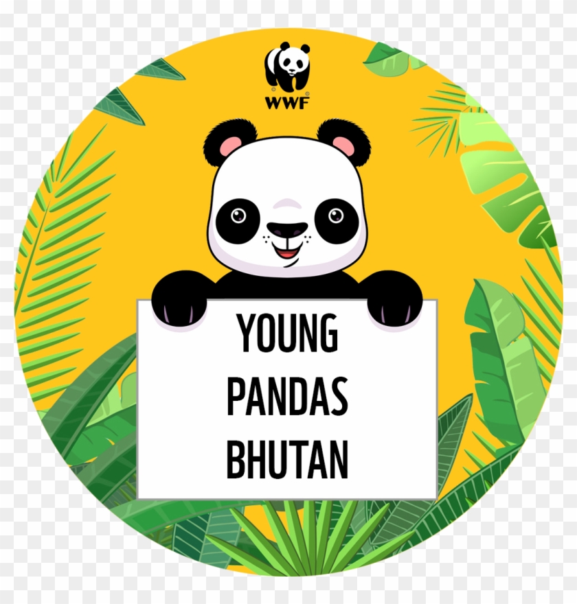 Sonam Yangchen/wwf Bhutan - Panda Bear Banner Clipart - Png Download #1371541