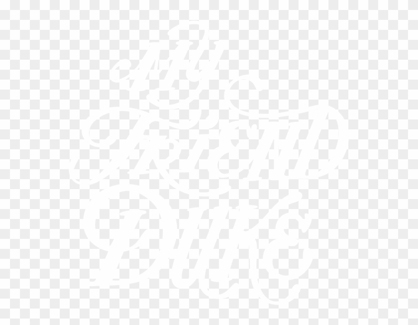 My Friend Duke Logo - Calligraphy Clipart #1372031