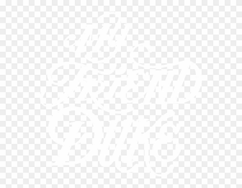My Friend Duke Logo - Calligraphy Clipart #1372031