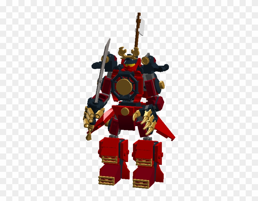 Samurai Micro Mech Front 3 - Lego Ninjago Legacy Samurai X Treme Clipart
