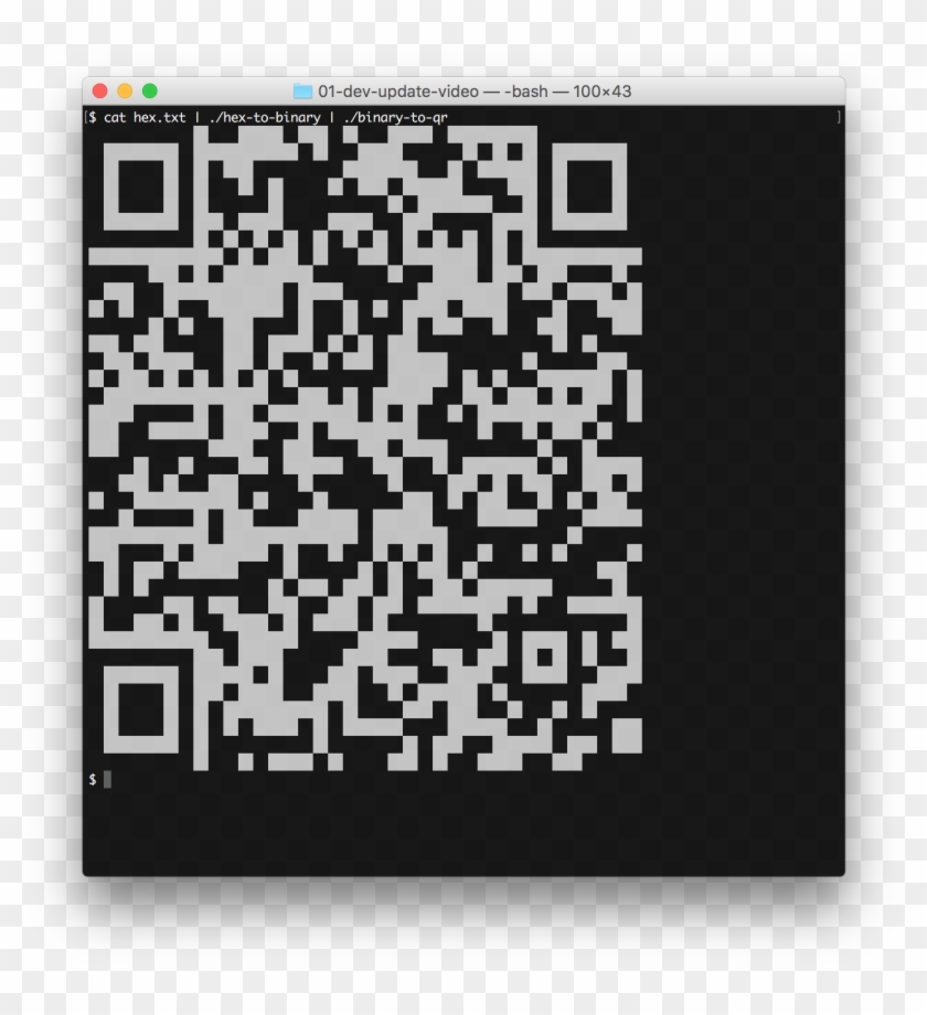 Now Using The Bundled Tool Binary To Qr We Can Get - Sombra Hints Clipart #1372565