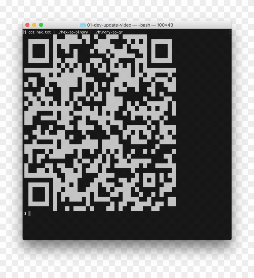 Now Using The Bundled Tool Binary To Qr We Can Get - Sombra Hints Clipart