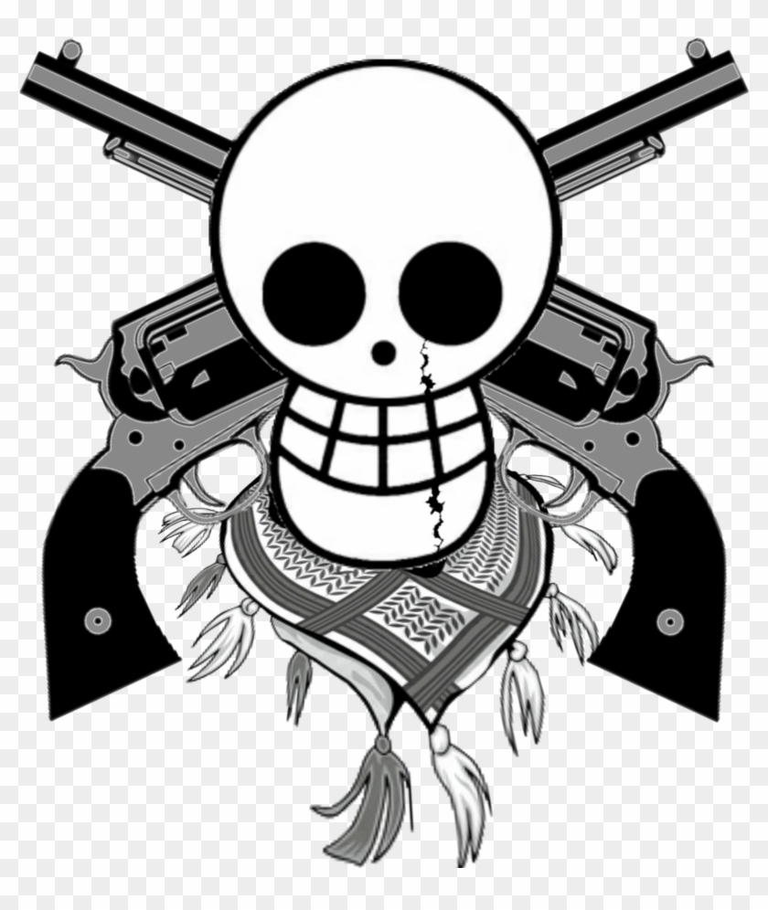 Sharing My Jolly Roger - Simple One Piece Jolly Roger Clipart #1372629