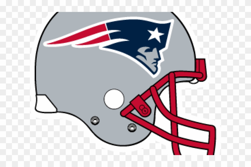 New England Patriots Clipart Vector - Patriots Football Helmet Drawing - Png Download
