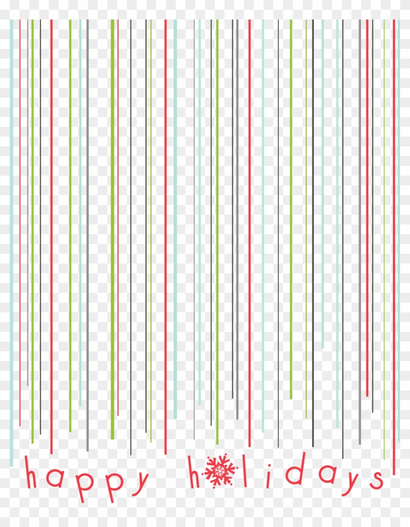 Holiday Stripes Back - Carmine Clipart