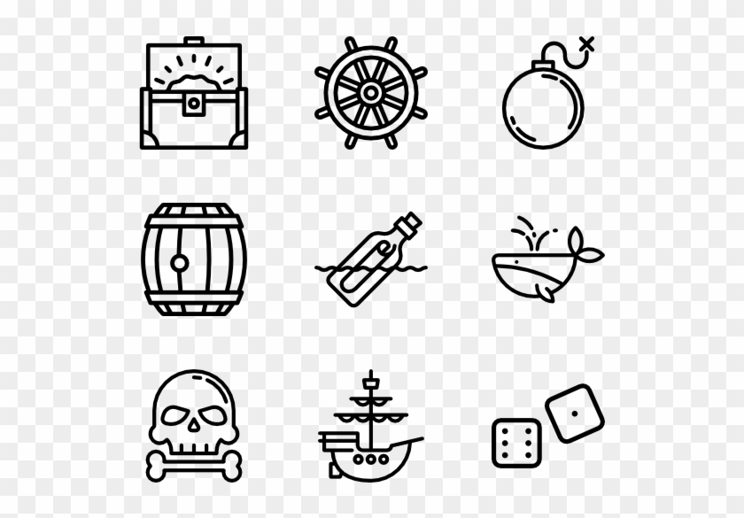 Pirate Collection - Wedding Icons Clipart