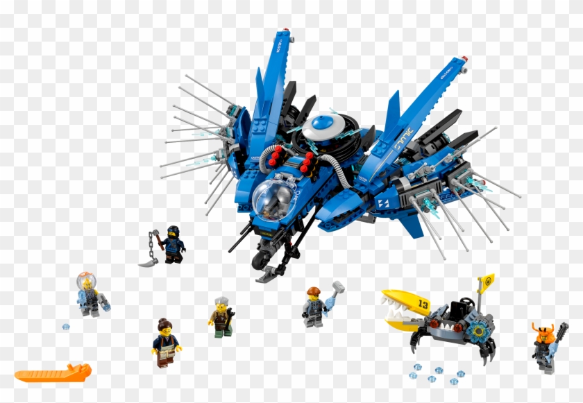 Lightning Jet - Lego Ninjago Movie Lightning Jet Clipart #1373194