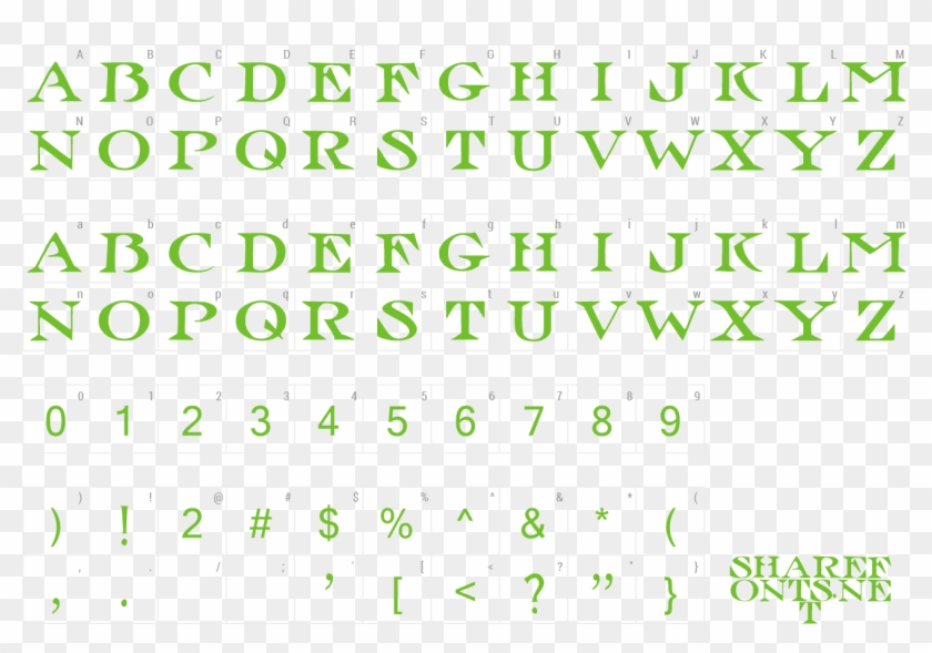 Font Jolly Roger Preview - Honor Font Download Clipart #1373458