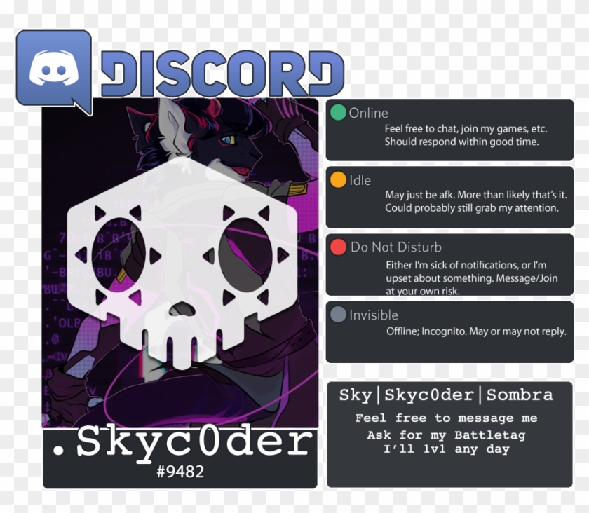Discord Info - Sombra Boop Clipart