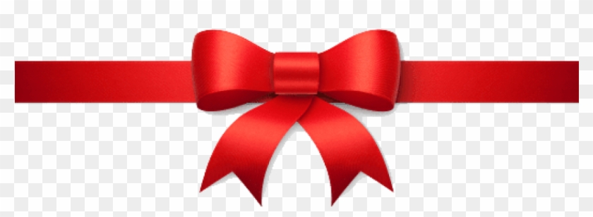 Free Png Bow Red Line Png Image With Transparent Background - Long Christmas Bow Clipart #1373863