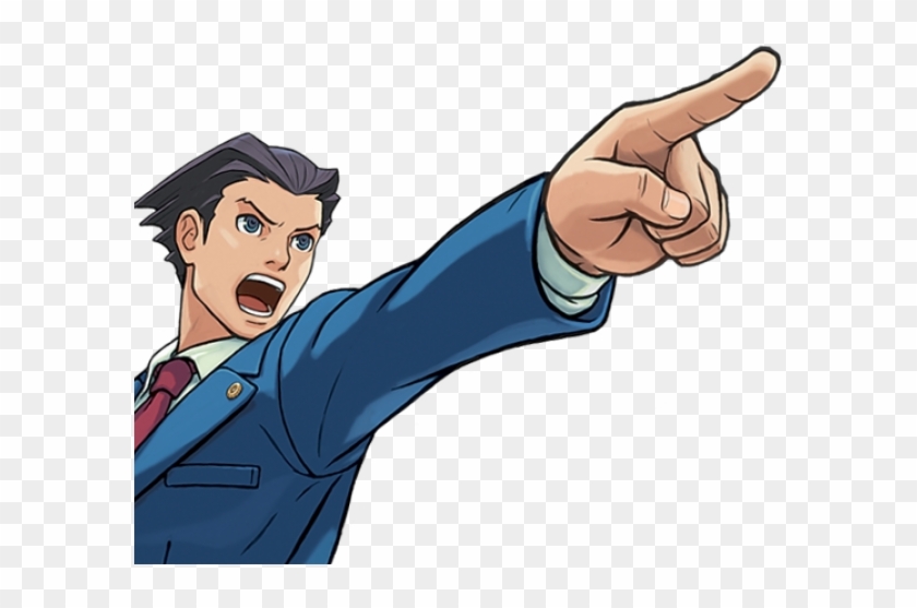 Lawyer Clipart Objection - Phoenix Wright Png Transparent Png #1374041