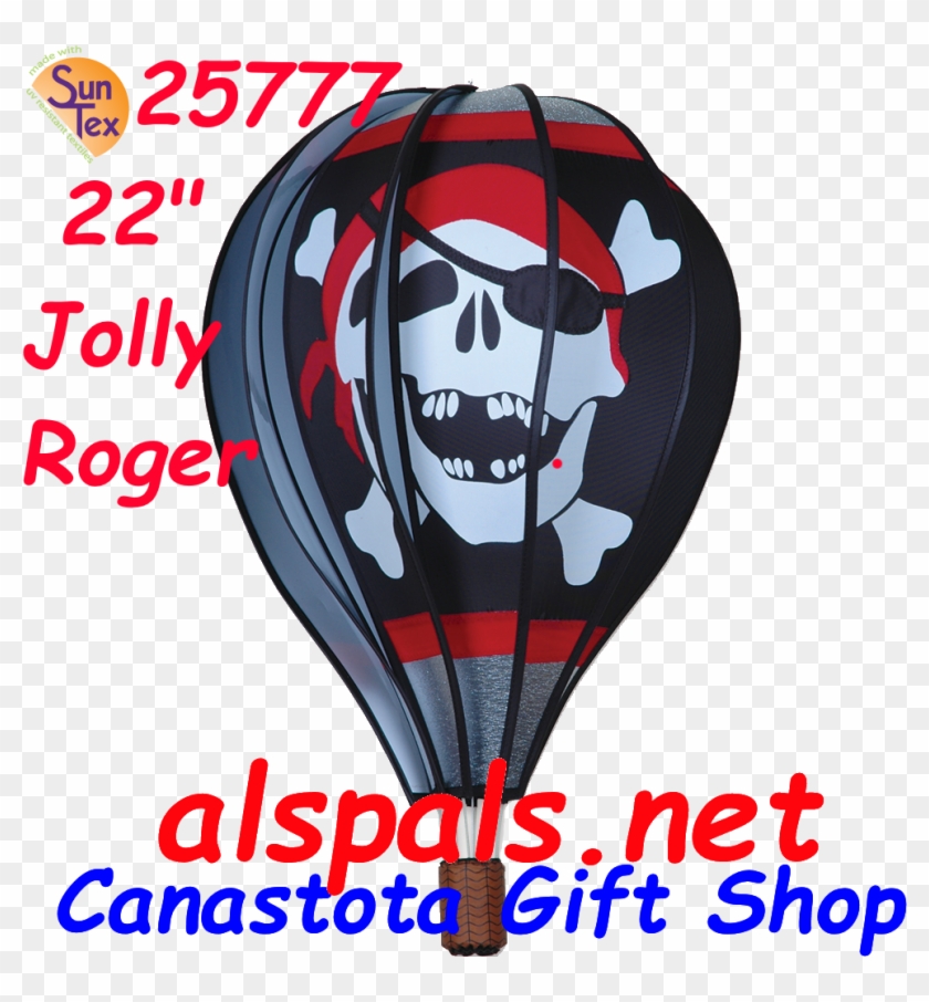 25777 Jolly Rogers 22" Hot Air Balloons - 2011 Calendar Clipart #1374069