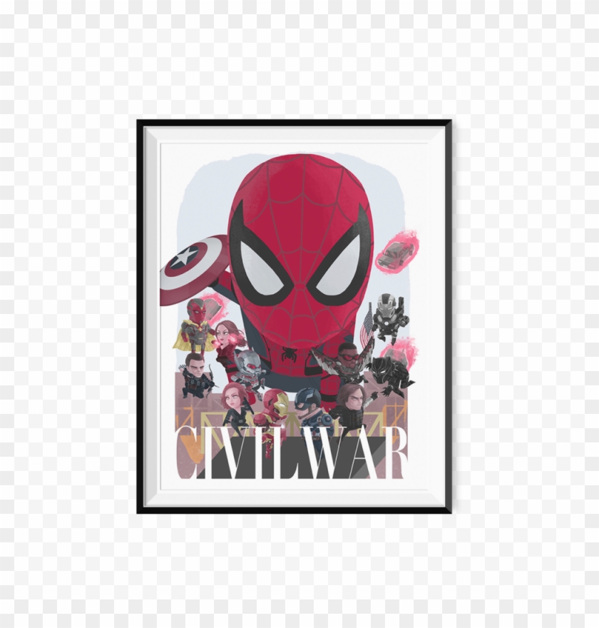 Plainframe Civilwar - Spider-man Clipart