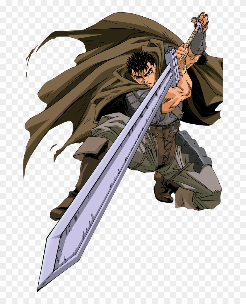 Guts Png - Berserk Golden Arc Sword Clipart