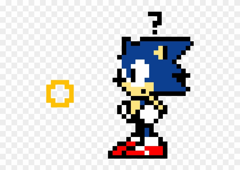 Sonic Does Not Know What A Ring Is - Mania Sonic Pixel Art Clipart