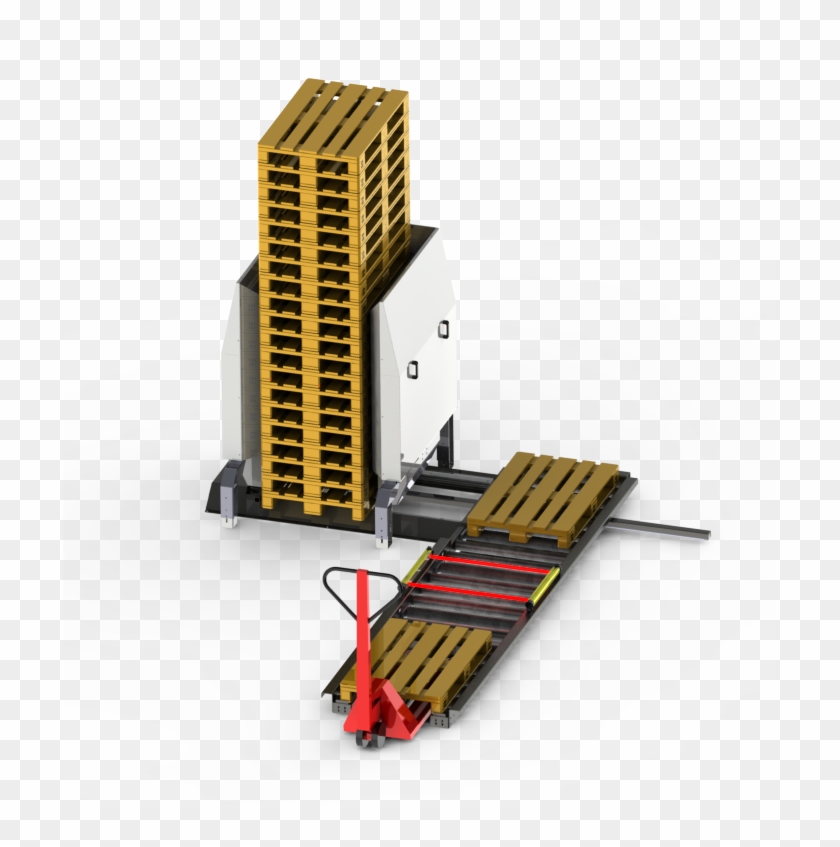 Pd20 Pallet Dispenser - Plywood Clipart