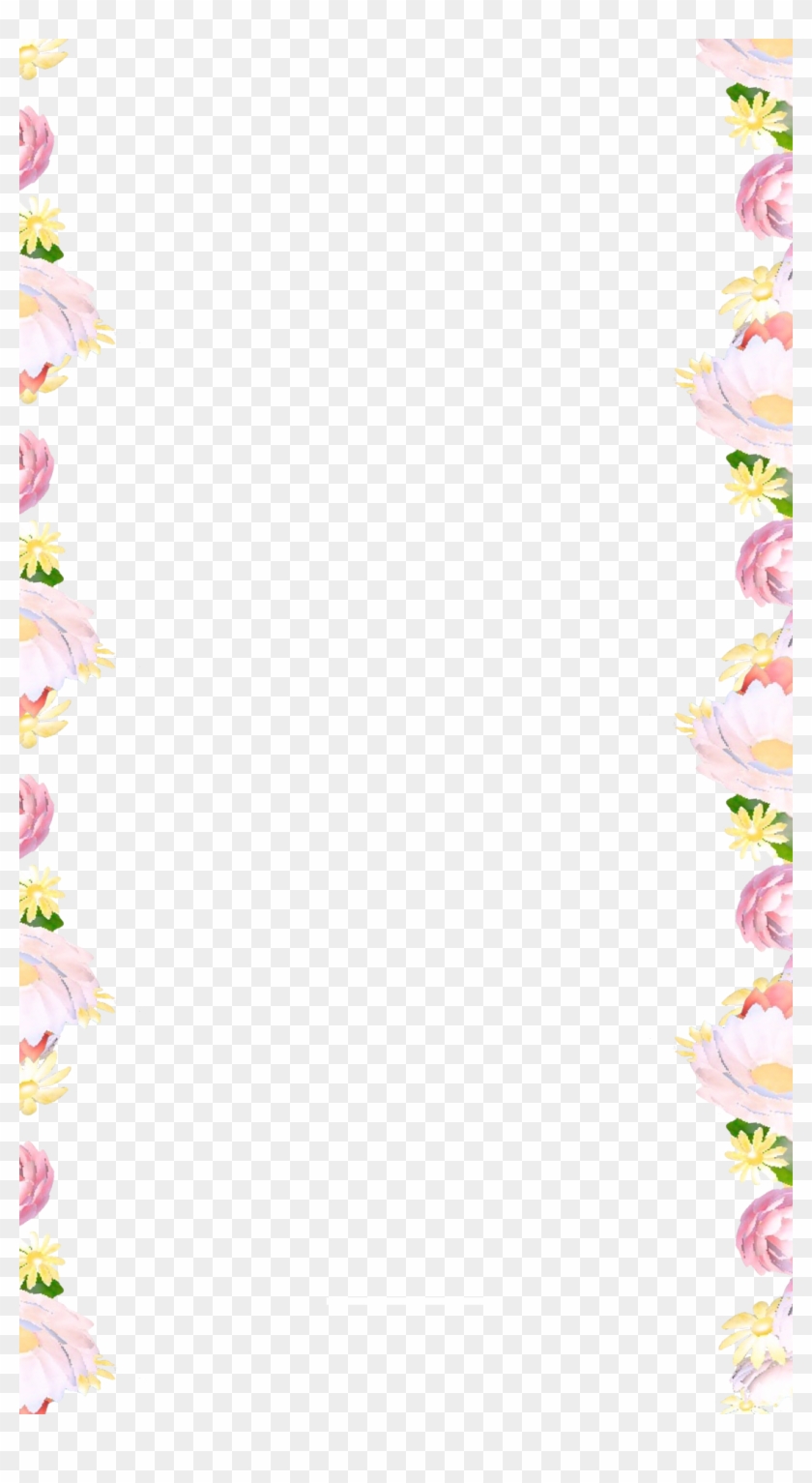 Flower Border - Garden Roses Clipart