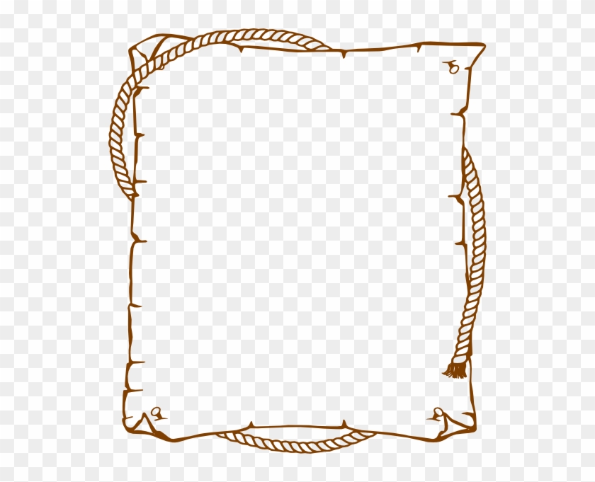 Rope Border Png - Border Clip Art Transparent Png #1374944