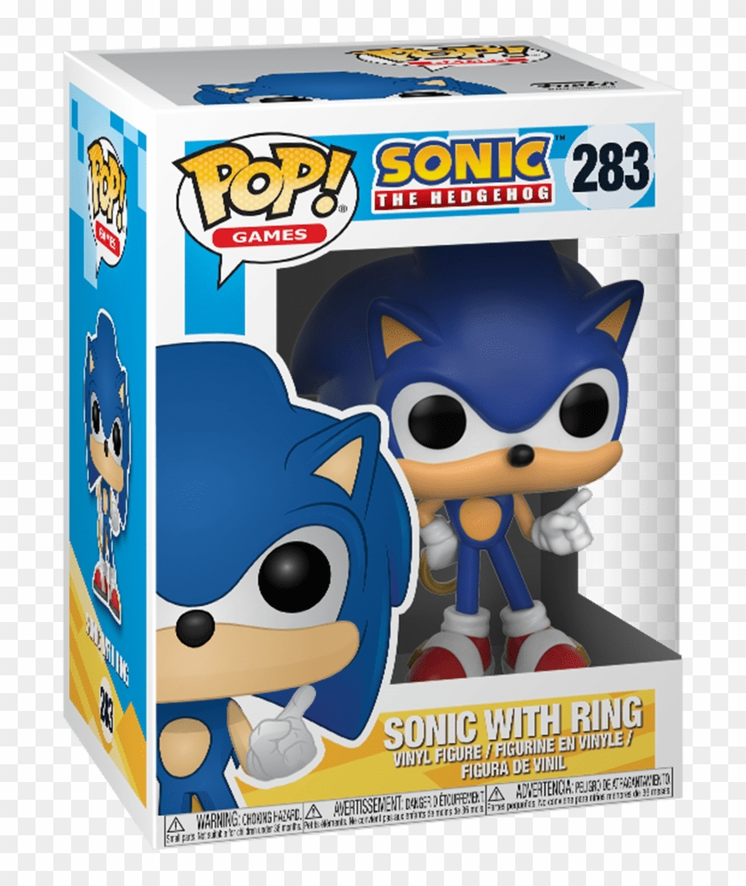Funko Pop Sonic The Hedgehog Sonic With Ring - Video Games Funko Pop Clipart #1375096