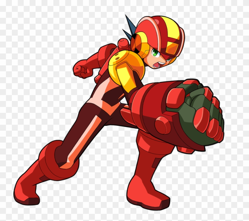 Heat Guts Style - Megaman Exe Guts Style Clipart #1375262