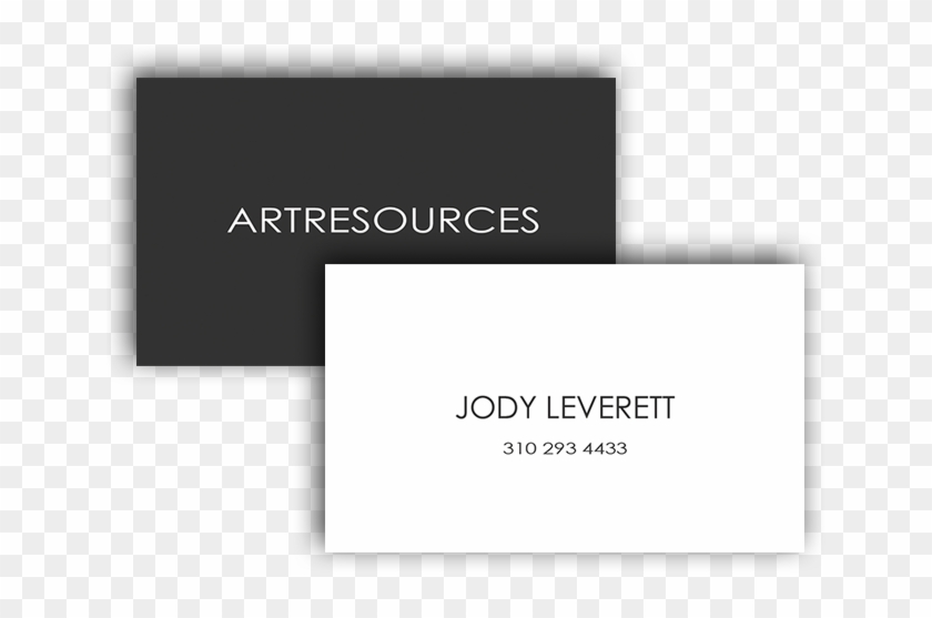 Art Resources Business Card - Silver Clipart
