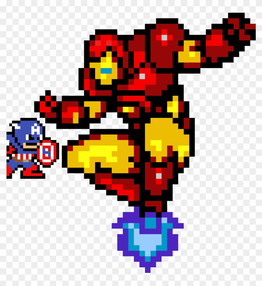 Captain America Civil War - Goku Vs Iron Man Clipart