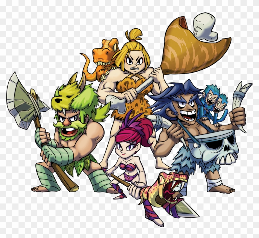 Click To Enlarge Image Cavemanwarriors Characters - Caveman Warriors Png Clipart