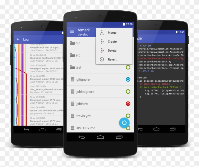 Pocket Git - Git Android Clipart