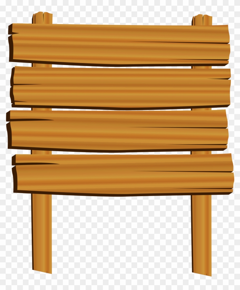 Clip Arts Related To - Clip Art Wooden Board - Png Download