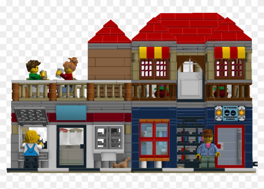 Bubble Tea And Comic Book Shop - Lego Clipart