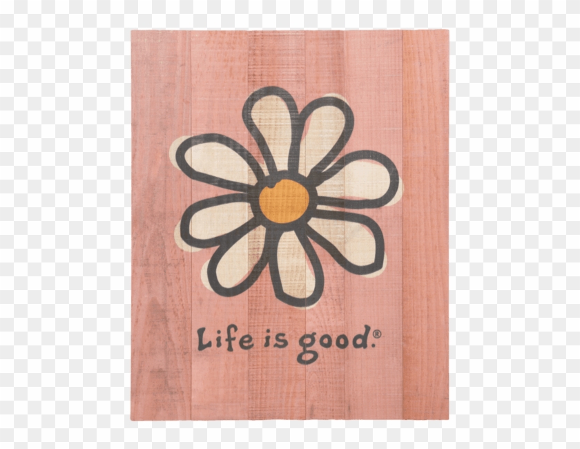 Painting Flowers Daisuy Life Is Good Wall Art Minimalist - Life Is Good Stickers Clipart #1376579