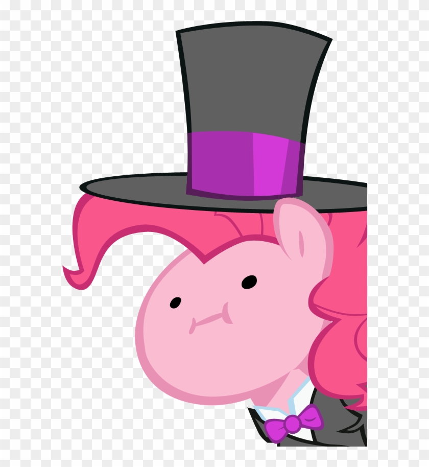 Bowtie, Fancy, Hat, - Mlp Pinkie Pig Transparent Clipart