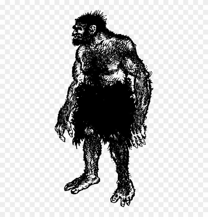 Medium Image - Cave Man Clipart #1376864