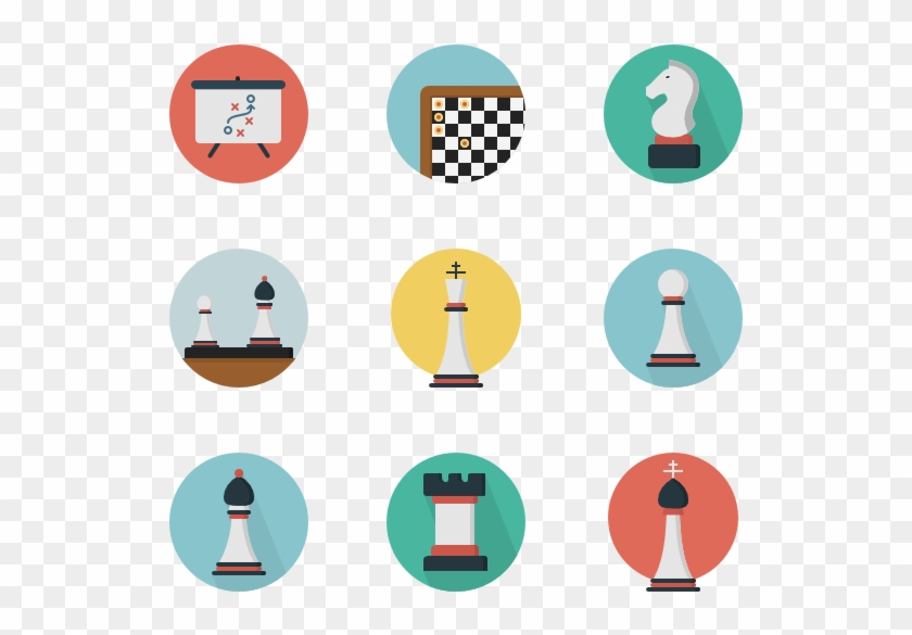 Chess - Chess Icon Vector Png Clipart #1376894