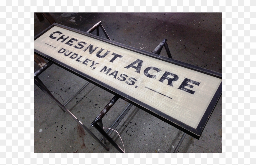 Chestnut Acres Size - Street Sign Clipart