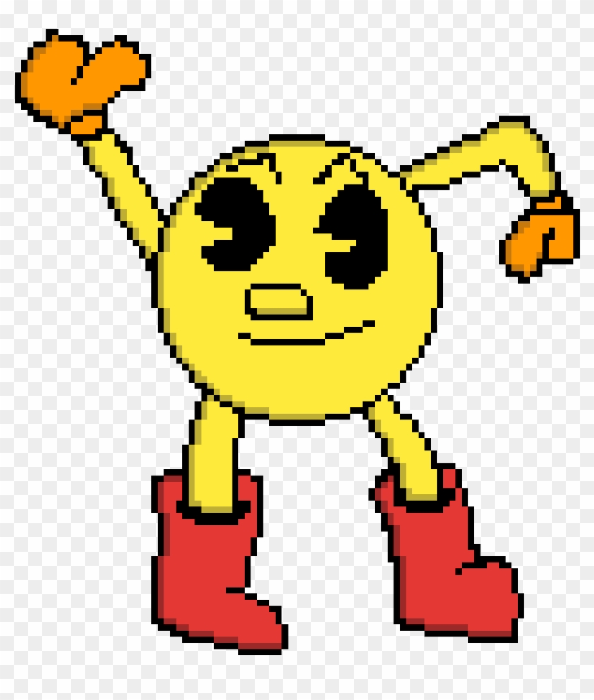 Pac Man Sketch - Smiley Clipart
