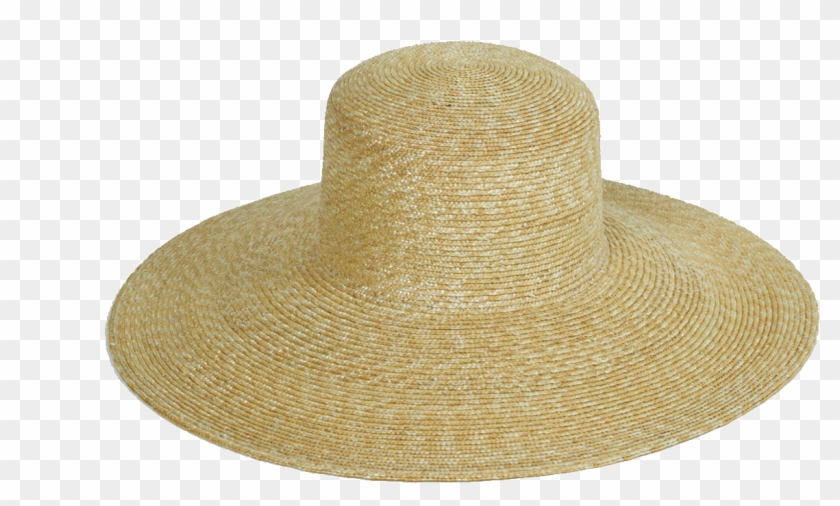 Straw Hat Transparent - Tan Clipart