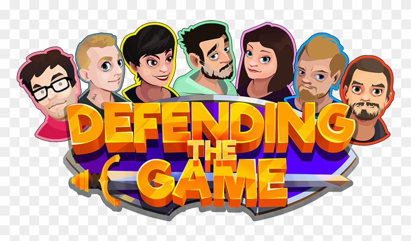 Defending The Game - Cartoon Clipart #1377228