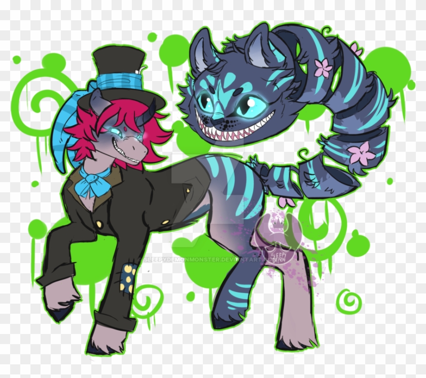 Cat In The Hat Clipart Transparent - Alice In Wonderland Oc - Png Download