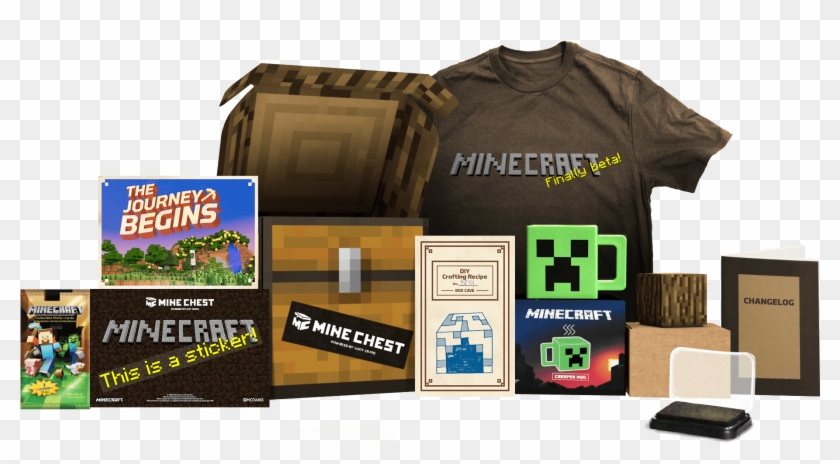 Loot Crate Minecraft Subscription Box - Minecraft Clipart #1377291
