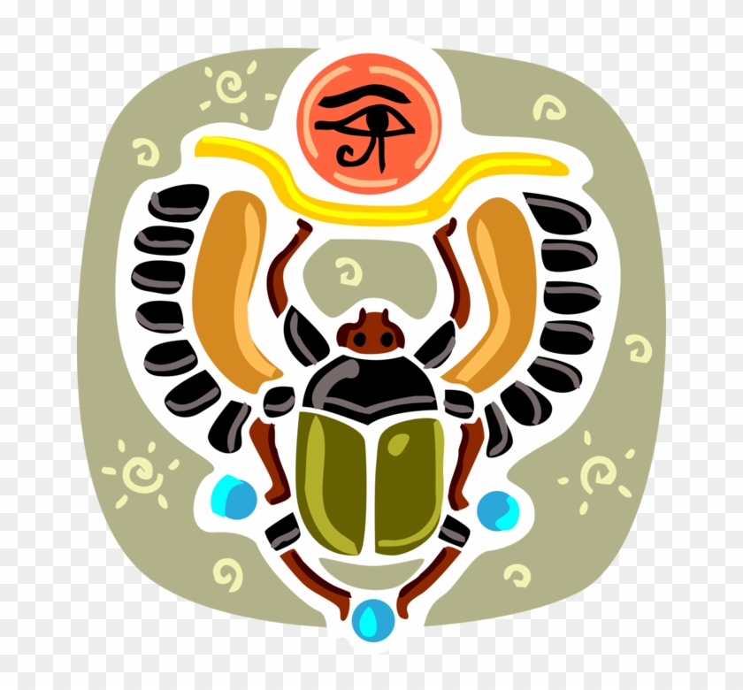 Vector Illustration Of Ancient Egyptian Eye Of Horus - Do Egypts Do On Christmas Clipart