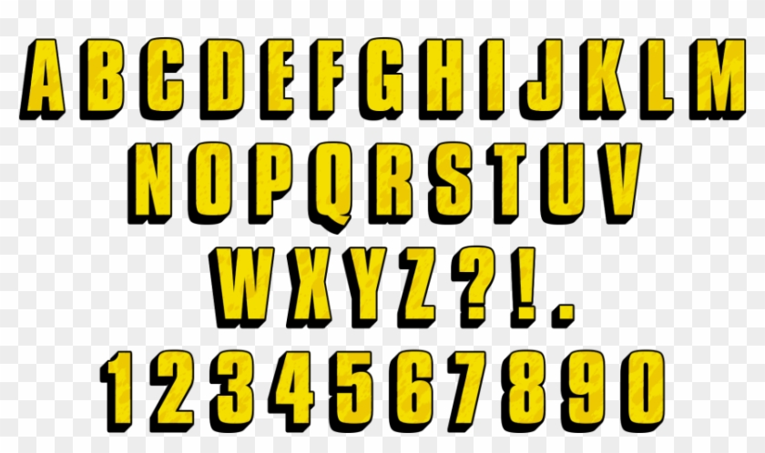 Borderlands Font Clipart