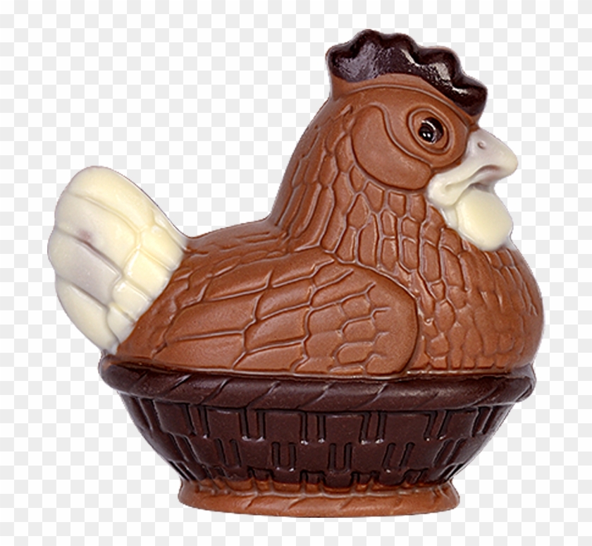 Hen In Basket - Rooster Clipart #1377583