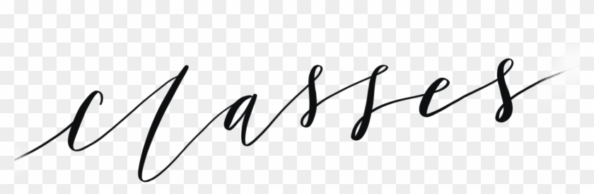 Skillshare - Brush Lettering Transparent Clipart