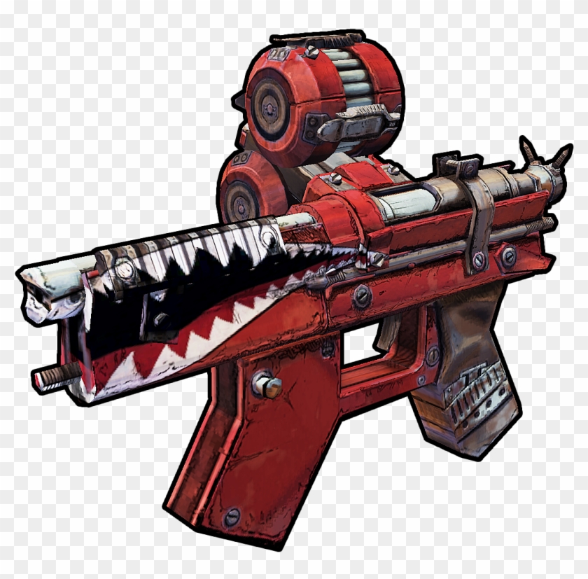 Spoiler - Borderlands 2 Bandit Pistol Clipart #1378793
